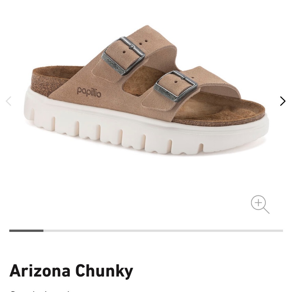 Birkenstock Arizona Papillio Chunky- Warm Sand